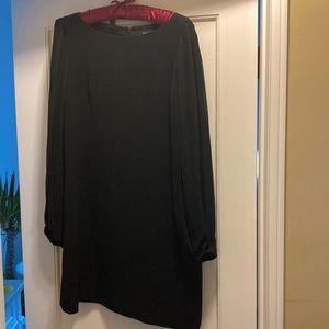 White House Black Market shift dress with chiffon sleeves